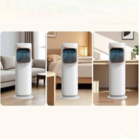 Floor-Standing Vertical Air Cooler with Handheld Controller Slim Air Cooler with Handheld Controller Control Portable Vertical Cooling Fan Humidifying for Families, Living Room, Bedroom, Home Office