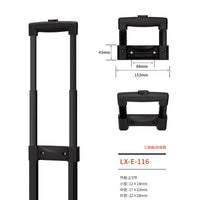 Aluminum Alloy Telescopic Luggage Handle with Wheels