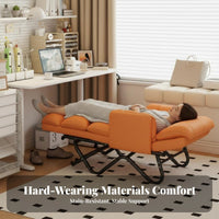 Transformable Office Lounger versatileUse Design Reclining Seat Extendable Footrest