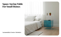 Clear Acrylic End Table Stable and Sturdy See-Through Accent Table for Dorm Room