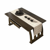 Chinese Design Low-Profile Coffee Table Minimalist Design Household Furniture Space-Saving Indoor Furnishing Multi-Purpose for Minimalists, Apartment Dwellers, Bay Window, Tatami Room, Balcony, Small Areas
