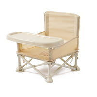 Foldable Portable Baby Dining Chair with Tray for Indoor Outdoor Use