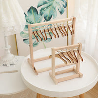Doll Clothes Hanger Rack for 20cm BJD Dolls and Plush Toys