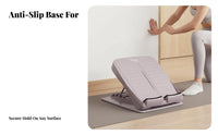 Adjustable Slant Board Portable Design Leg Stretcher Padded Heel Rest