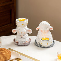 Eid Sheep Resin Candle Holder Middle Eastern Arab Festival Table Decor