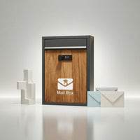 Letter Box Modern Design Lockable Outdoor Mailbox Weather Resistant