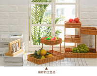 桌面点心架厨房台面置物架洗手台洗澡间台池化妆品手饰茶具收纳架.