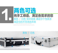 一拖二一拖四无线话筒铝箱麦克风铝合金箱子手提航空箱防震加固款.