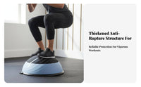 Anti-Rupture-Resistant Design Fitness Half Ball Thickened Material Half Balance Ball Non-Slip for Home Gym