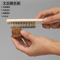 Industrial Wire Brush Set for Rust Removal, Cleaning, Polishing, and Grinding