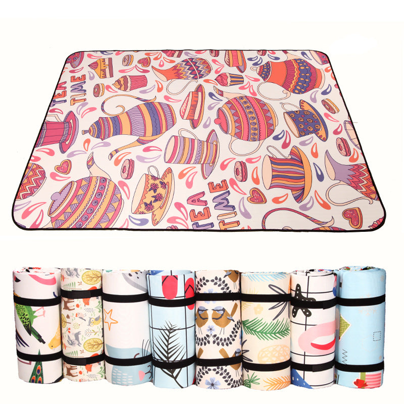 Inflatable Outdoor Picnic Blanket Mat Waterproof Camping Pad