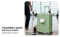 Hardside Luggage Expandable Suitcase Telescoping Handle for travel