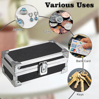 Aluminum Alloy Tool Box with Lock for Outdoor Travel