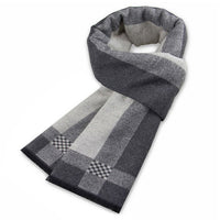 Men's European Style Plaid Business Scarf for Autumn/Winter