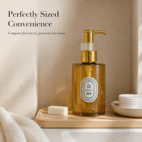 Golden Flat Shoulder Round PET Bottle with Pump Dispenser for Skincare and Cosmetics