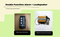 Remote-controlled loud alarm
