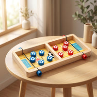 Two-Player Sling Puck Board Game Interactive Sling Puck Game Fast-Paced Board with Elastic Cords Smooth for Playrooms