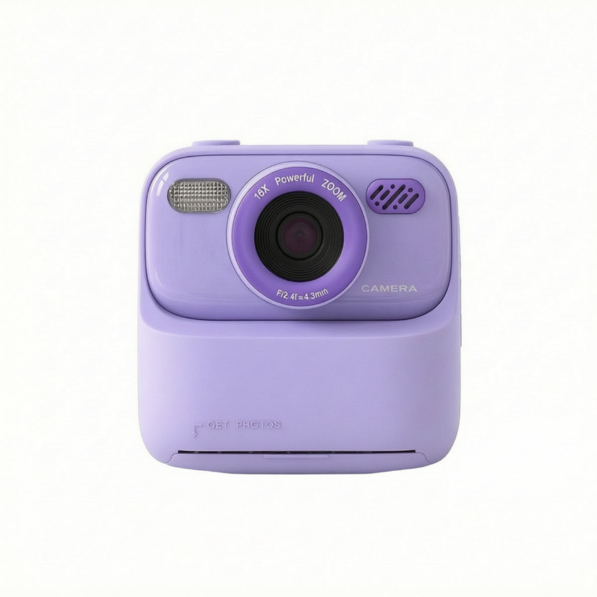 Thermal Printing Instant Print Camera with Screen Portable Instant Print Camera Compact Multifunctional for Playroom
