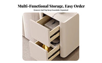 Round Storage End Table Modern Minimalist Design Living Room Furniture Luxury Design Multipurpose Use for Homeowners