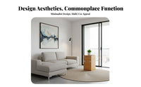 Cylindrical Storage Cabinet Multi-Functional Nightstand No Assembly Required