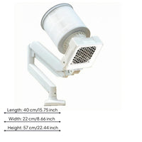 Desktop Dust Collector Adjustable Workroom Appliance Molded Plastic