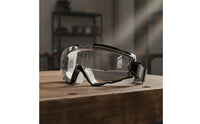 Dust Proof Fully Enclosed Safety Goggles Windproof Anti-Fog Work Goggles Shock Resistant for Industrial Workers, Construction, Woodworking