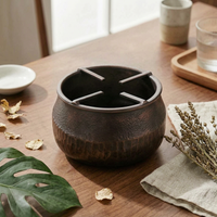 Copper Tea Heater Ventilation Control Tea Charcoal Heater Easy to Clean