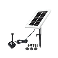 12V 3W Monocrystalline Silicon Solar Fountain Pump with Brushless DC Motor and 6 Nozzles