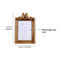 Bird Photo Frame Tabletop Display Vintage Photo Frame Decorative Finish