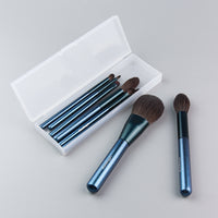 Portable Dustproof Makeup Brush Holder with Lid for Travel and Desktop Organization