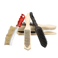 Industrial Wire Brush Set for Rust Removal, Cleaning, Polishing, and Grinding