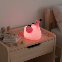 Rechargeable Flamingo Lamp Auto-Shut Timer Flamingo Night Light for Bedroom