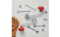 2 Pieces Universal Fit Vehicle Hitch Lifting Device Crank Strong Steel Construction Vehicle Lifting Device Handle for RV