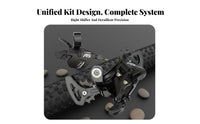1x9 Speed Groupset Supports 50T Cassette Mountain Bike Gear Selector and Derailleur Kit 9 Speed Groupset Fluid Change Ing