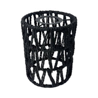 Handmade Woven Lampshade Decorative Rattan Design Light Shade Hollow Weave Design Woven Light Shade Easy to Install for DIY Enthusiasts, Dining Room, Bedroom, Restaurant, Kitchen Island