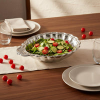 Shell Bowl Decorative Design Shell-Shaped Snack Plate Mirror Finish