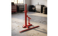 Heavy-Duty Manual Tire Changer Floor-Mounted Tire Changer with Pry Bar Compact Rim Lifter Sturdy for Workshops
