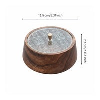 Walnut Fruit Box Easy to Clean Tableware Food Crisp