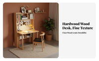 Foldable Fold-foldable Desk with Pegboard Space-Saving Wall-Mounted Fold-foldable Workstation Multi-Functional Computer Station Minimalist Design for Students, Apartment Dwellers, Home Office Workers, Study Room, Small Spaces, Bedroom