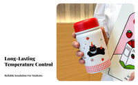 Compact & Portable Pocket Size Thermal Bottle Keeps Drinks Hot or Cold Mini Thermal Bottle Leak-Proof for Students, Kids, School