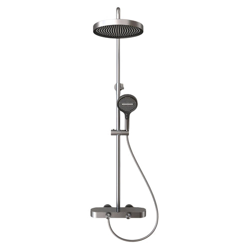 Brass high-pressure shower set