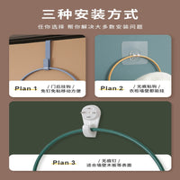 No-Drill Hat Organizer Rack for Door or Wall Mounting