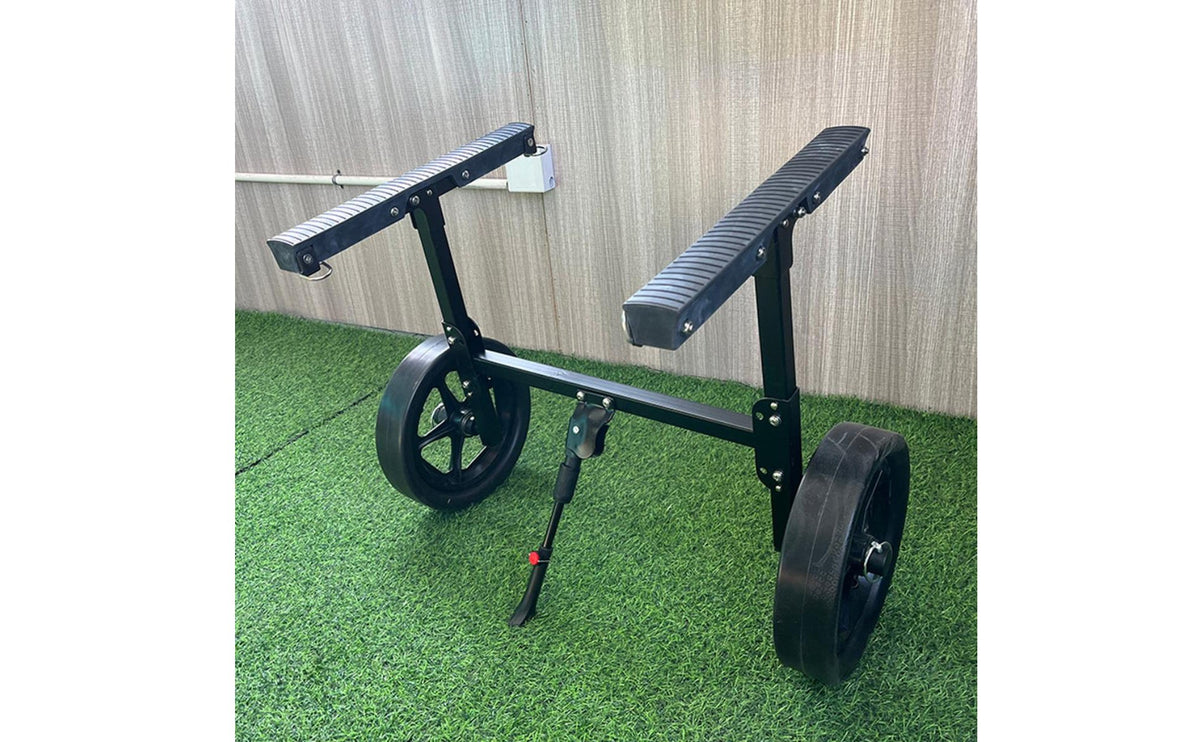 Kayak Cart with Wheels Portable Canoes Transport Cart with Kickstand Long Lifes for Kayakers, lakesides