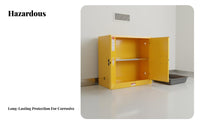 15 Gallon Harmful Material Cabinet Cabinet Heavy-Duty Construction for Homeowners, Factory, Factories, Workshops