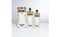 Tiger Driver Headcover Easy On and Detach Tiger Sport Headcover Creature Sport Club Cover Adds Character Embroidered Design