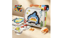 Fungus Nail Puzzle Fine Motor Fungus Nail Pegboard Peg Puzzle with Storage Case Portable Button Art Toy with Pattern Cards