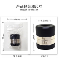 供应跨境专供品质款台球杆不锈钢平衡环10g13g8g桌球配件