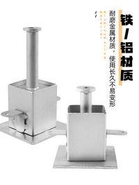 自制模具翻板钩野钓鲢鳙方块饵料抛竿方块饵模具正方形方块饵模具