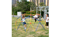 Kids Climbing Dome  -Colorful Climbing Structure Frame Holds Playground Equipment for Ages 4 to 10, Children, Backyard