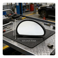 Front Wheel View Mirror Easy Installation Car Unseen Area Mirror Strong for Parking